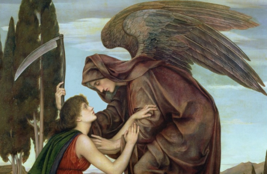 Evelyn de Morgan – Anděl smrti, 1881